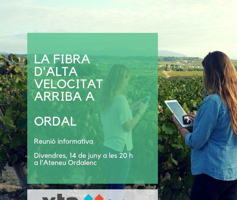 La fibra d'XTA arriba Ordal