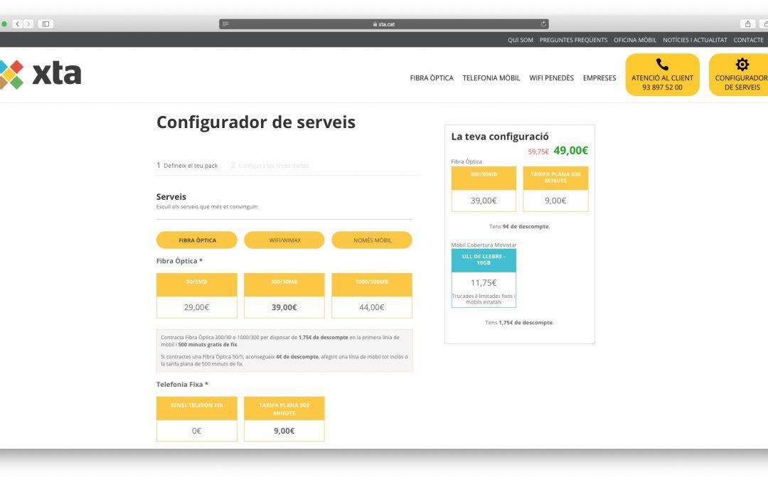 configurador de serveis d'XTA