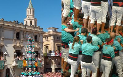 Fem pinya amb els Castellers de Vilafranca